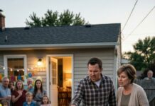 “Just stand up—stop faking it!” my husband screamed as I lay motionless on the driveway, staring at the sky like it wasn’t real. His mom snapped, “She’s ruining your birthday for attention!” I tried to speak, but my legs wouldn’t answer. When the paramedic pressed a tool against my feet, her face changed instantly. “Ma’am… don’t move,” she whispered, stepping back. “Dispatch, I need police backup—now.” Why would my legs need cops?