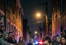 The day they falsely accused me, the whole alley was like a festival. Doors were flung open, faces crowded the doorways, fingers pointing into the air—then pointing at my eight-month pregnant belly—as if that were the proof they’d been waiting for. Someone pulled my hair. Someone forced me to my knees, shouting, “Apologize! Right now!” to a woman I’d never met before. I swallowed the blood and whispered, “I can’t tell the truth—it would be too dangerous.” That night, I gave birth. The next morning, I was gone. Years later, I returned with a blue-plated car waiting on the corner…