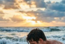 I followed him to the deserted beach, telling myself I’d be back before he noticed. But I kept running, gazing at his muscular body, the very thing I longed to touch. One wrong step, one scream – and he was gone, the waves swallowing him away. “Don’t be silly!” he gasped as I jumped after him. When we finally washed ashore on a deserted island, soaking wet and shivering, he stared at me and whispered, “Why did you risk your life for me?” I still didn’t have the courage to answer. Where would my love go?