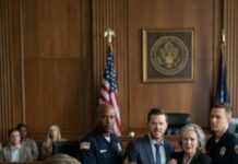 I never told my in-laws that my father is the Chief Justice. I spent the entire day cooking Christmas dinner for the family, only to have my mother-in-law make me eat while standing in the kitchen. She sneered, “Servants don’t sit with family.” When I tried to take a seat, she shoved me so hard I started miscarrying. I reached for my phone to call the police—my husband threw it away and threatened, “I’m a lawyer. You won’t win.” I met his eyes and said calmly, “Call my father.” He laughed as he dialed, unaware his legal career was about to end.