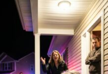 I hit the floor so hard my teeth clacked, and Tyler leaned over me like I was nothing. “Get up,” he hissed. Then Ashley grabbed my hair and yanked me toward the door. “Out. It’s three million, Mom,” she spat, loud enough for the neighbors to hear. Barefoot on my own porch, I tasted blood—and then I heard sirens. Someone finally called 911… but not everyone would walk away free.