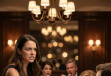 “I just wanted to ask—where did you get $6,000 for a Maldives trip for your mom, you unemployed freeloader?” I blurted at my mother-in-law’s birthday dinner. Forks froze mid-air. Someone’s glass clinked, then nothing—silence. I leaned in, voice shaking: “And tell me… whose card did you use?” My husband went chalk-white. My mother-in-law’s smile cracked, and she whispered, “You shouldn’t have said that here.” Then the phone buzzed. One notification. One name. And everything changed.