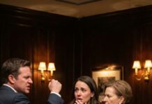 I still remember the exact second my birthday dinner turned into the moment that destroyed my marriage. The candles were glowing, glasses were raised, and everyone was smiling—until Margaret leaned toward Ethan and whispered something I couldn’t hear. His face changed instantly. Then he stood up, his voice sharp: “Maybe you should learn how to behave, Grace.” I barely had time to react before his hand lifted. The room went silent. I thought no one would see the truth… but that night, everyone did—and what happened next shocked them all.