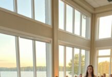 On my wedding night, I watched my father-in-law poison my drink from the reflection behind the bar. I didn’t scream—I switched the glasses. Minutes later he raised a toast and smiled at me. “To family,” he said confidently before drinking the glass meant for me. When he started choking and whispered, “What did you do?” I leaned closer and said quietly, “Nothing… you did.” But that was only the beginning of what everyone was about to discover.