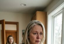 My daughter-in-law left her phone on my kitchen counter, and it started ringing nonstop. I glanced down—and my breath caught. The caller ID photo was my husband, the man I buried five years ago. My hands went numb. I shouldn’t have touched it, but I did. I opened the message thread and saw one line that made my stomach drop: “He still doesn’t know… right?” I looked up at the empty room and whispered, “What have you done?”