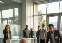 I stepped into the Silicon Valley office clutching my worn backpack, and the receptionist sneered, “Sir, we don’t take donations here.” She knocked my notebook to the floor—pages scattering like my patience. People laughed. “Another scammer,” someone whispered. Then the CEO froze, staring at my name on the papers. His voice cracked: “Alan… Paige?” The room went silent. I didn’t raise my voice—just my standards. So here’s the question: if respect is missing, what else is hiding in their future?