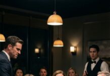 At a fancy dinner, my son-in-law yanked my daughter’s hair because she ordered the “wrong” wine. His father clapped and said, “She needs to know her place.” My daughter wept silently, too scared to move. I stood up, my years of keeping the peace shattering. I didn’t scream. Instead, I did something that silenced the entire restaurant and ended his control forever….