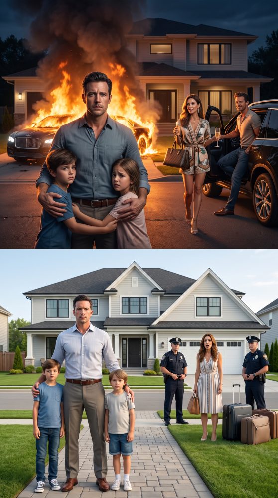 Man_with_children_burning_car_202607281132