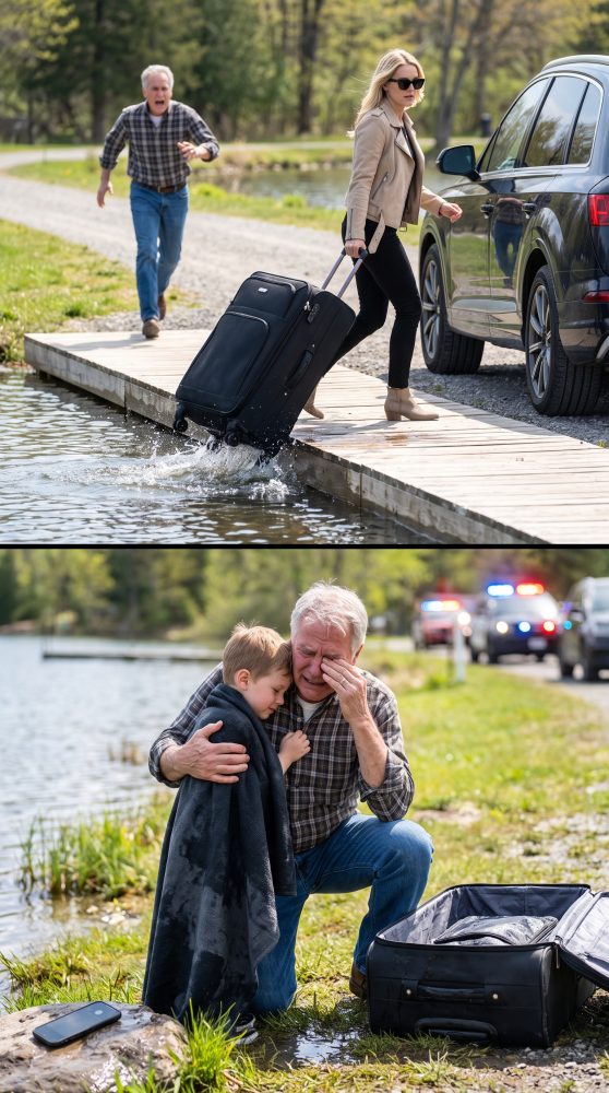 Woman_pushes_suitcase_into_lake_202607221000