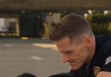 In the neighborhood, a Black teenager was pinned face-down by police officers and forced to swallow his tongue until he nearly choked to death, blood trickling from his mouth. Witnesses stood frozen in shock, then collectively shouted “Police brutality!” forcing the officers to drop to their knees and apologize on live television.