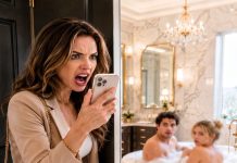 I CAME HOME DURING MY LUNCH BREAK. MY FIANCÉ WAS IN THE BATHTUB WITH MY SISTER. I LOCKED THE DOOR AND CALLED HER HUSBAND: “COME OVER RIGHT NOW, THERE’S SOMETHING YOU NEED TO SEE.” AND WHEN HE SAW IT…