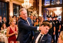 AT MY ENGAGEMENT, DAD DEMANDED THE $60K WEDDING FUND BE GIVEN TO MY YOUNGER BROTHER. I REFUSED AND GOT SLAPPED IN PUBLIC. I JUST SMILED.. MINUTES LATER, THE POLICE ARRIVED, AND MY DAD FROZE IN DEEP SHOCK..