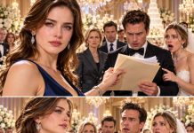 “You don’t work, so I want a divorce!” my husband sneered, throwing the papers at me. I signed without arguing. He had no idea I secretly earned millions. One month later, he married my best friend, laughing about how easily he’d replaced me. But when I walked into their lavish wedding reception, the groom turned pale. His bride screamed, “That’s impossible!” I smiled and handed them one envelope. What happened next destroyed everything they thought they owned…