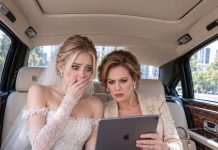 ON MY WEDDING DAY, MOM TEXTED: “DON’T OPEN THE DOOR! ESCAPE THROUGH THE BACK WINDOW!” I RUSHED INTO MY PARENTS’ CAR, CHECKED THE SECURITY FOOTAGE, AND UNCOVERED THE HORRIFYING PLOT MY GROOM AND HIS MISTRESS HAD PLANNED.
