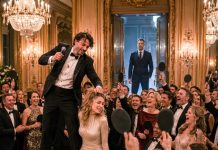 AT THE GALA, HER DRUNKEN HUSBAND AUCTIONED HER. THE CROWD LAUGHED AND BID UNTIL THE DOORS BURST OPEN. “ONE MILLION DOLLARS,”, A COLD VOICE DECLARED. HE PULLED HER CLOSE: “NOW, REPAY ME WITH YOUR LIFE!”